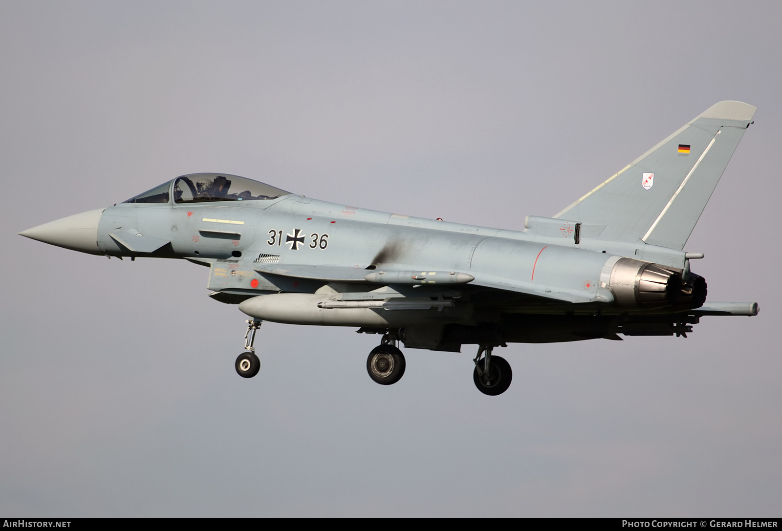 Aircraft Photo of 3136 | Eurofighter EF-2000 Typhoon S | Germany - Air Force | AirHistory.net #349356