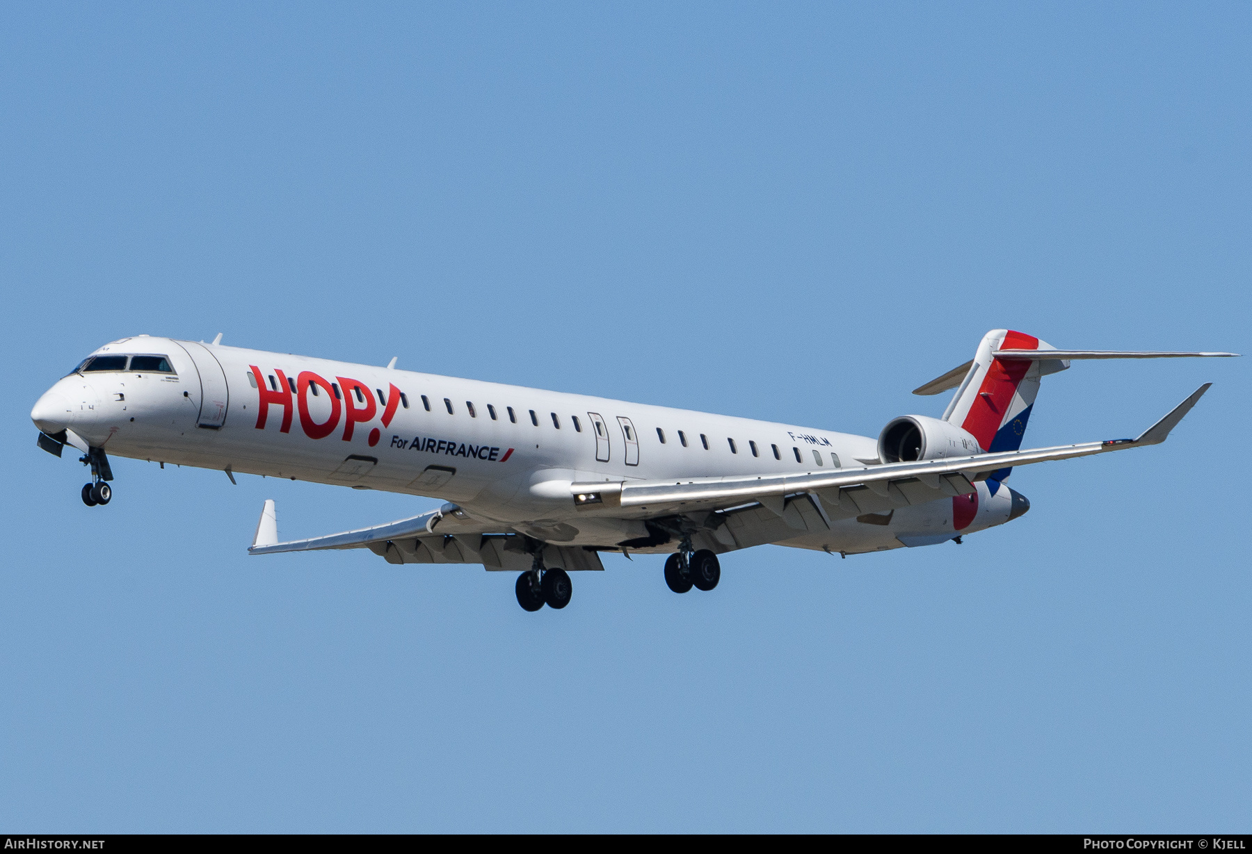 Aircraft Photo of F-HMLM | Bombardier CRJ-1000EL NG (CL-600-2E25) | Hop! | AirHistory.net #349363