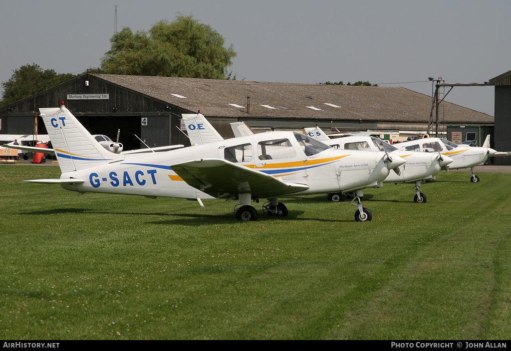 Aircraft Photo of G-SACT | Piper PA-28-161 Cadet | Sherburn Aero Club | AirHistory.net #349413