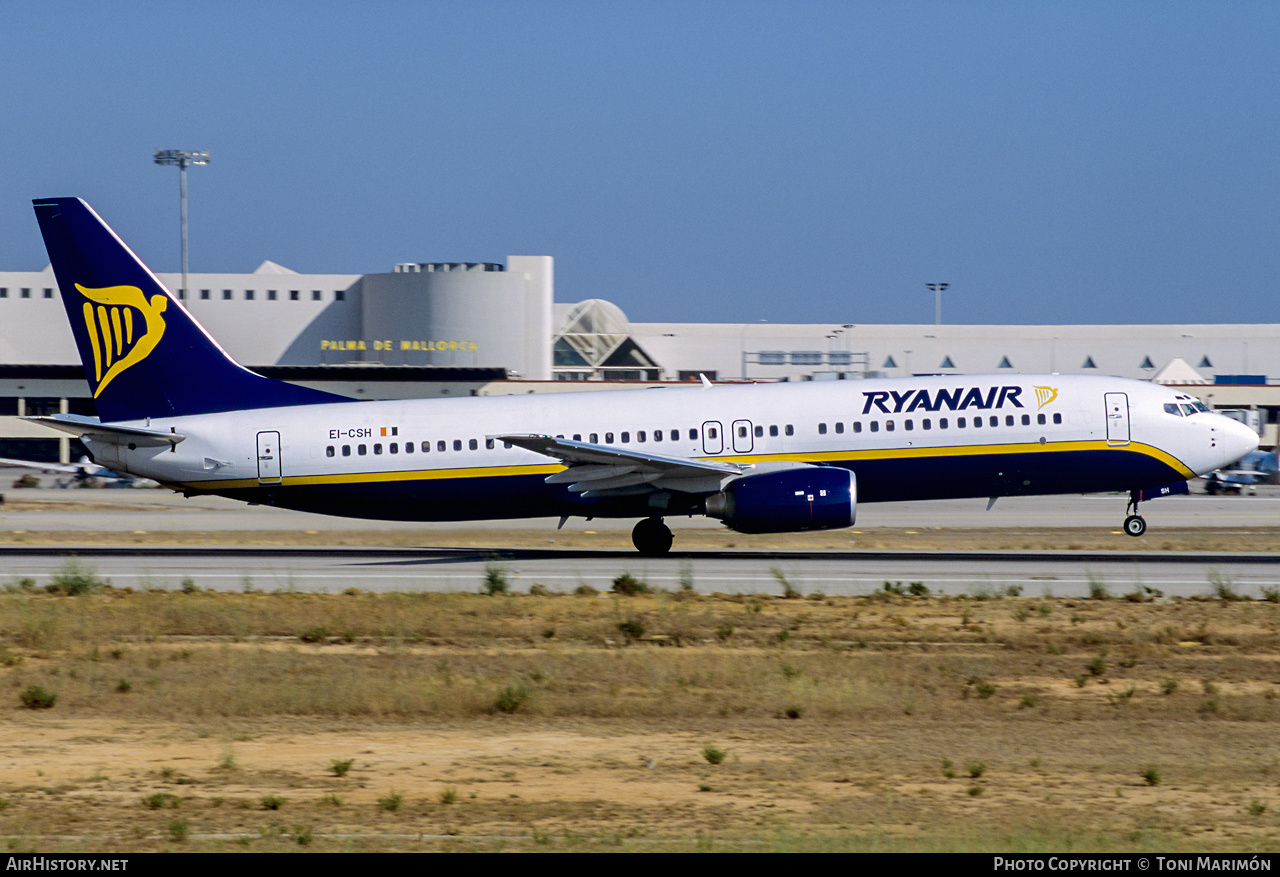 Aircraft Photo of EI-CSH | Boeing 737-8AS | Ryanair | AirHistory.net #349430