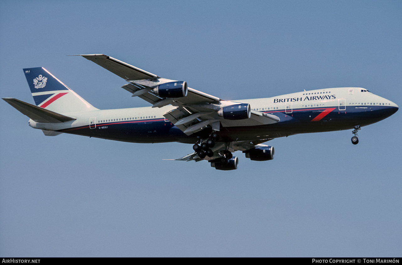 Aircraft Photo of G-BDXJ | Boeing 747-236B | British Airways | AirHistory.net #349432