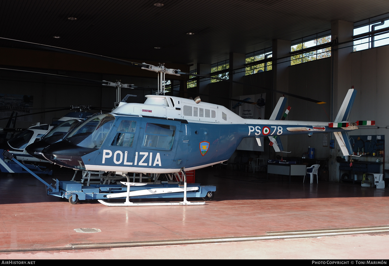 Aircraft Photo of PS-78 | Bell AB-206C-1 JetRanger II | Italy - Polizia | AirHistory.net #349455