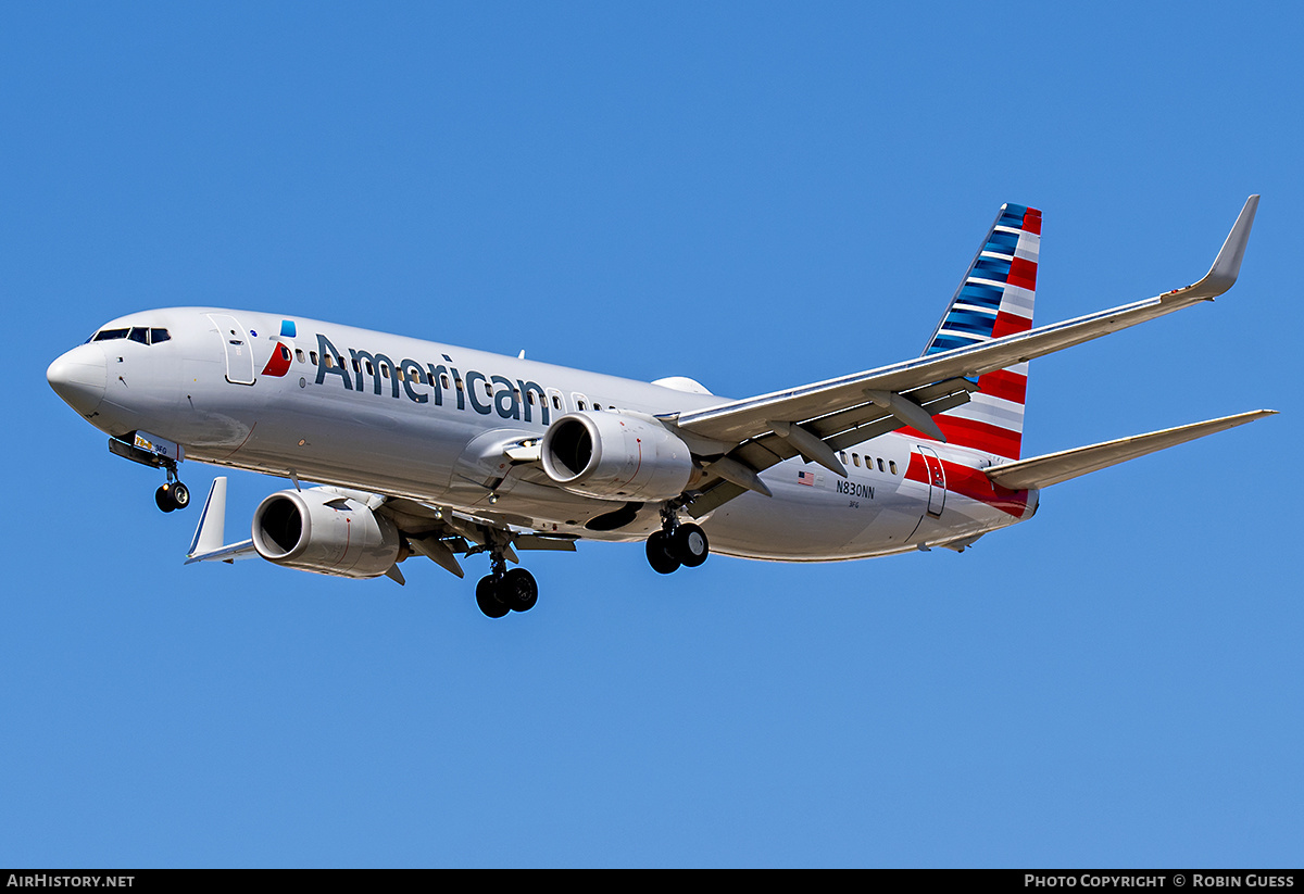 Aircraft Photo of N830NN | Boeing 737-823 | American Airlines | AirHistory.net #349456