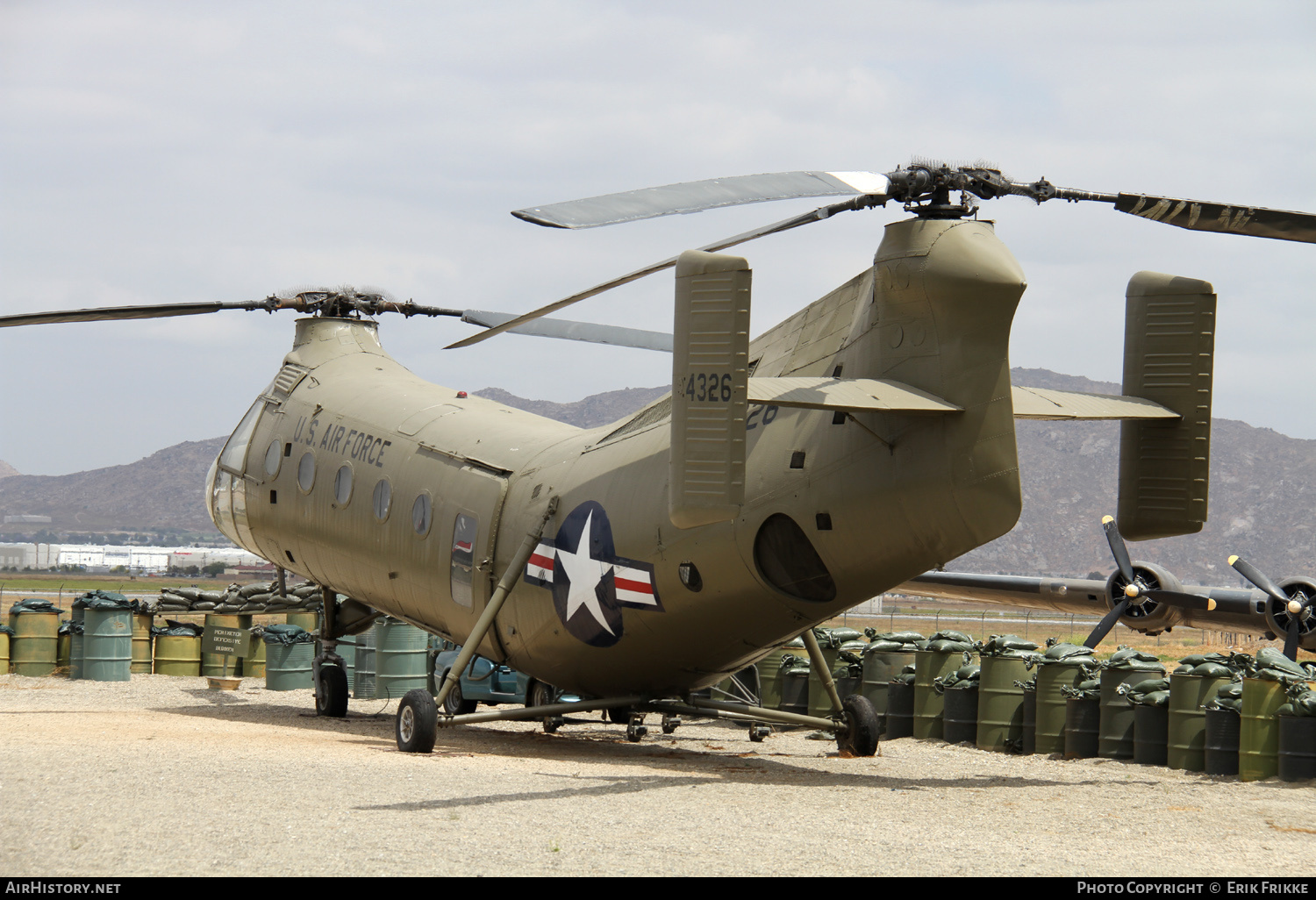 Aircraft Photo of 53-4326 / 34326 | Piasecki CH-21B Workhorse | USA - Air Force | AirHistory.net #349496