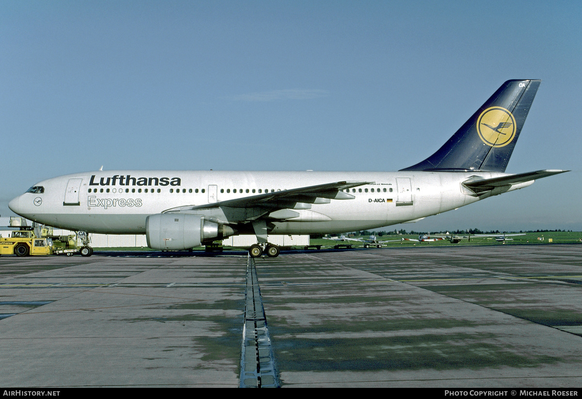 Aircraft Photo of D-AICA | Airbus A310-203 | Lufthansa Express | AirHistory.net #349523