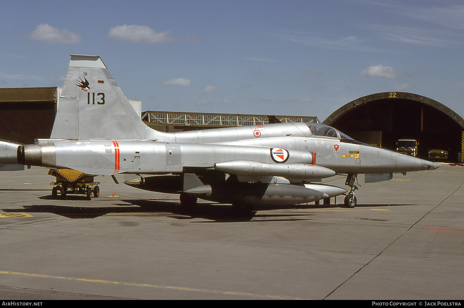 Aircraft Photo of 113 | Northrop RF-5A(G) Freedom Fighter | Norway - Air Force | AirHistory.net #349529