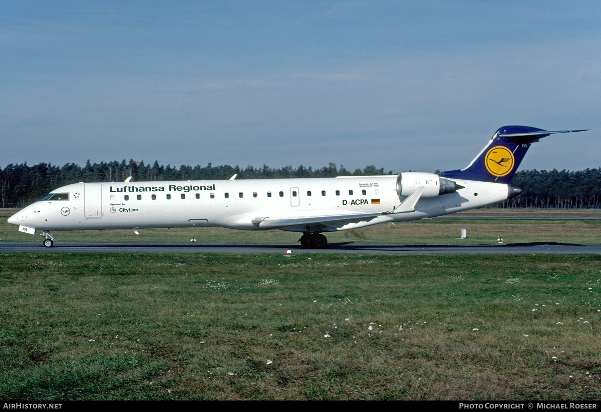 Aircraft Photo of D-ACPA | Bombardier CRJ-701ER (CL-600-2C10) | Lufthansa Regional | AirHistory.net #349552