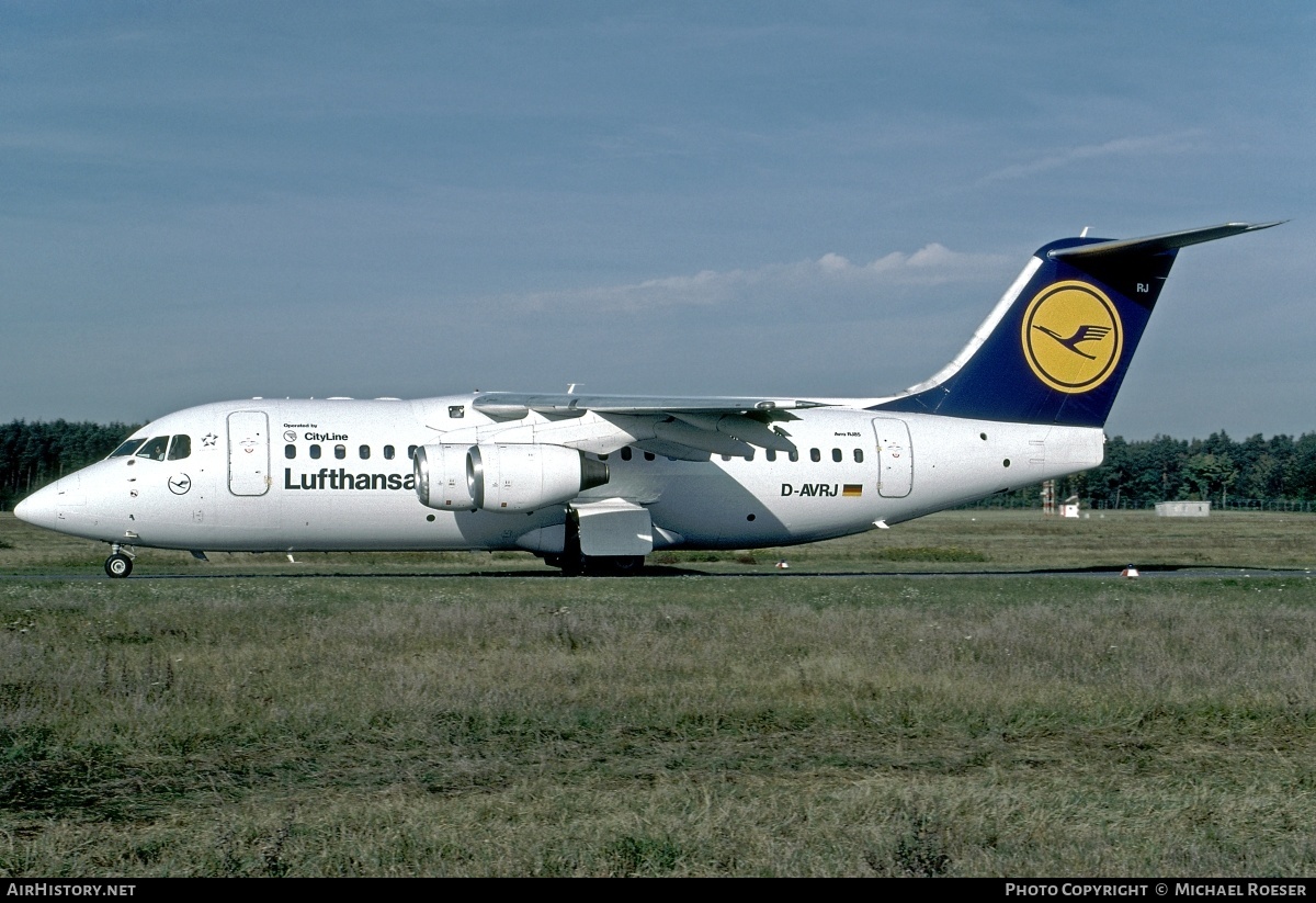 Aircraft Photo of D-AVRJ | British Aerospace Avro 146-RJ85 | Lufthansa Regional | AirHistory.net #349554