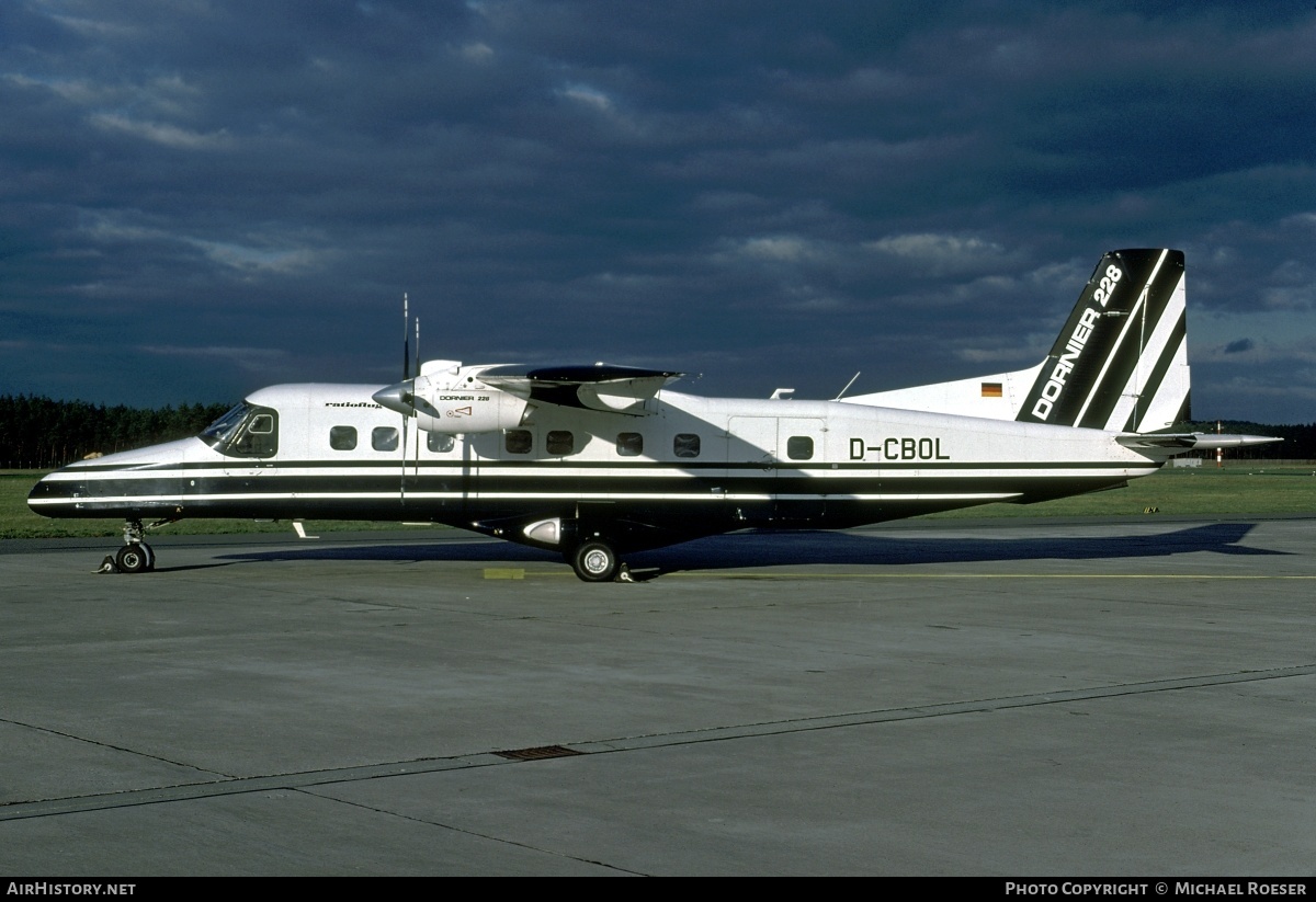 Aircraft Photo of D-CBOL | Dornier 228-202K | Ratioflug | AirHistory.net #349579