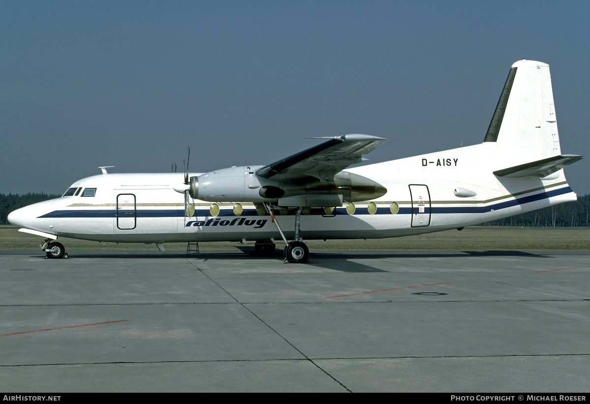 Aircraft Photo of D-AISY | Fokker F27-600 Friendship | Ratioflug | AirHistory.net #349584