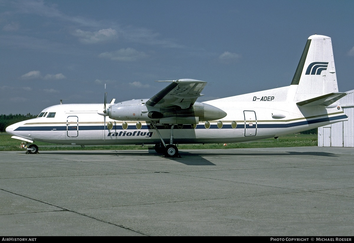 Aircraft Photo of D-ADEP | Fokker F27-600 Friendship | Ratioflug | AirHistory.net #349604