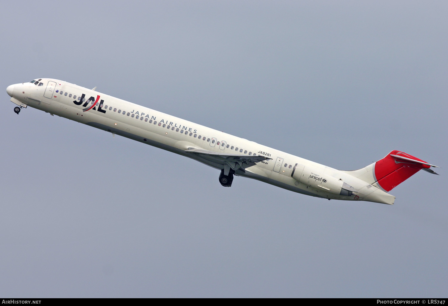 Aircraft Photo of JA8261 | McDonnell Douglas MD-81 (DC-9-81) | Japan Airlines - JAL | AirHistory.net #349642