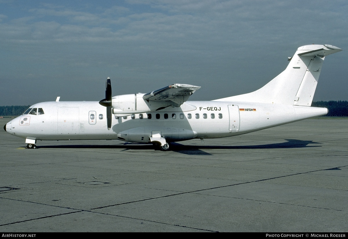 Aircraft Photo of F-GEQJ | ATR ATR-42-300 | NFD - Nürnberger Flugdienst | AirHistory.net #349713