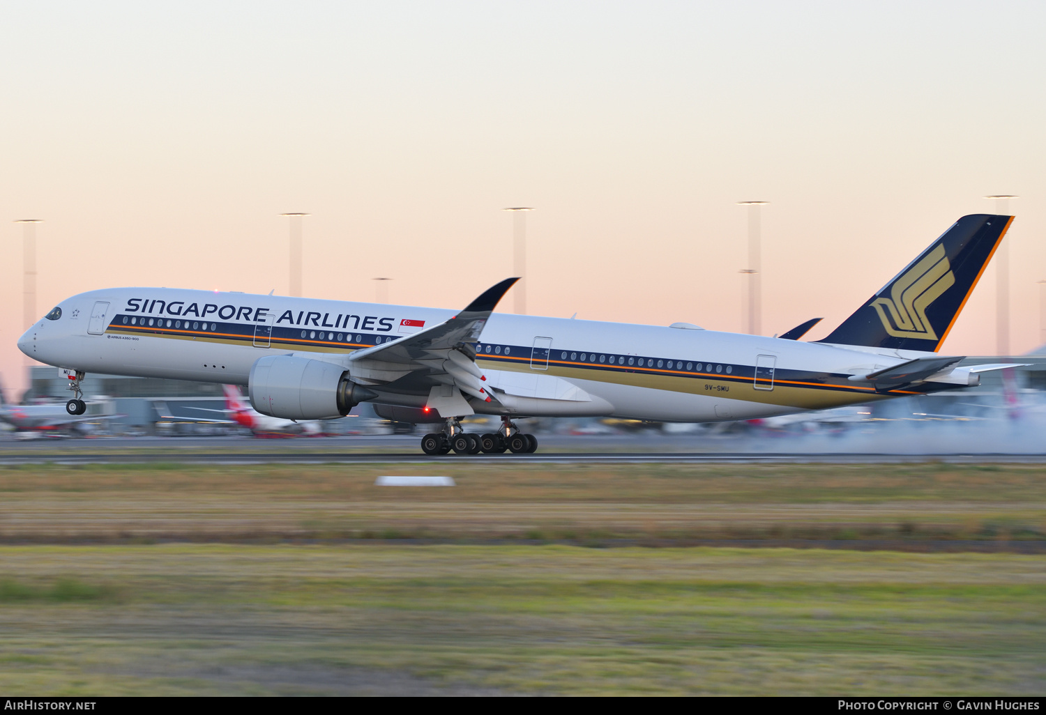 Aircraft Photo of 9V-SMU | Airbus A350-941 | Singapore Airlines | AirHistory.net #349714