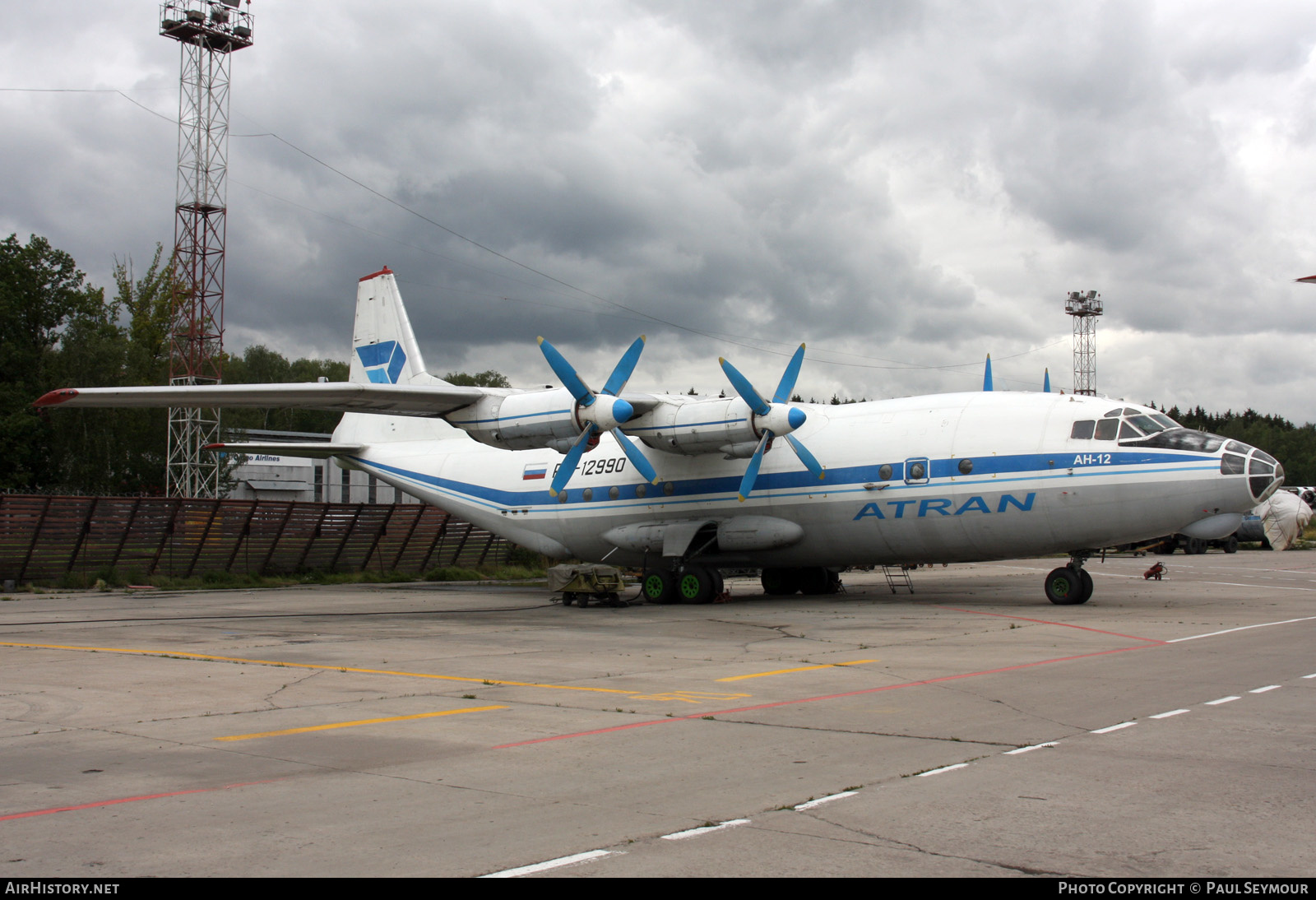 Aircraft Photo of RA-12990 | Antonov An-12B | Atran Cargo Airlines | AirHistory.net #349723