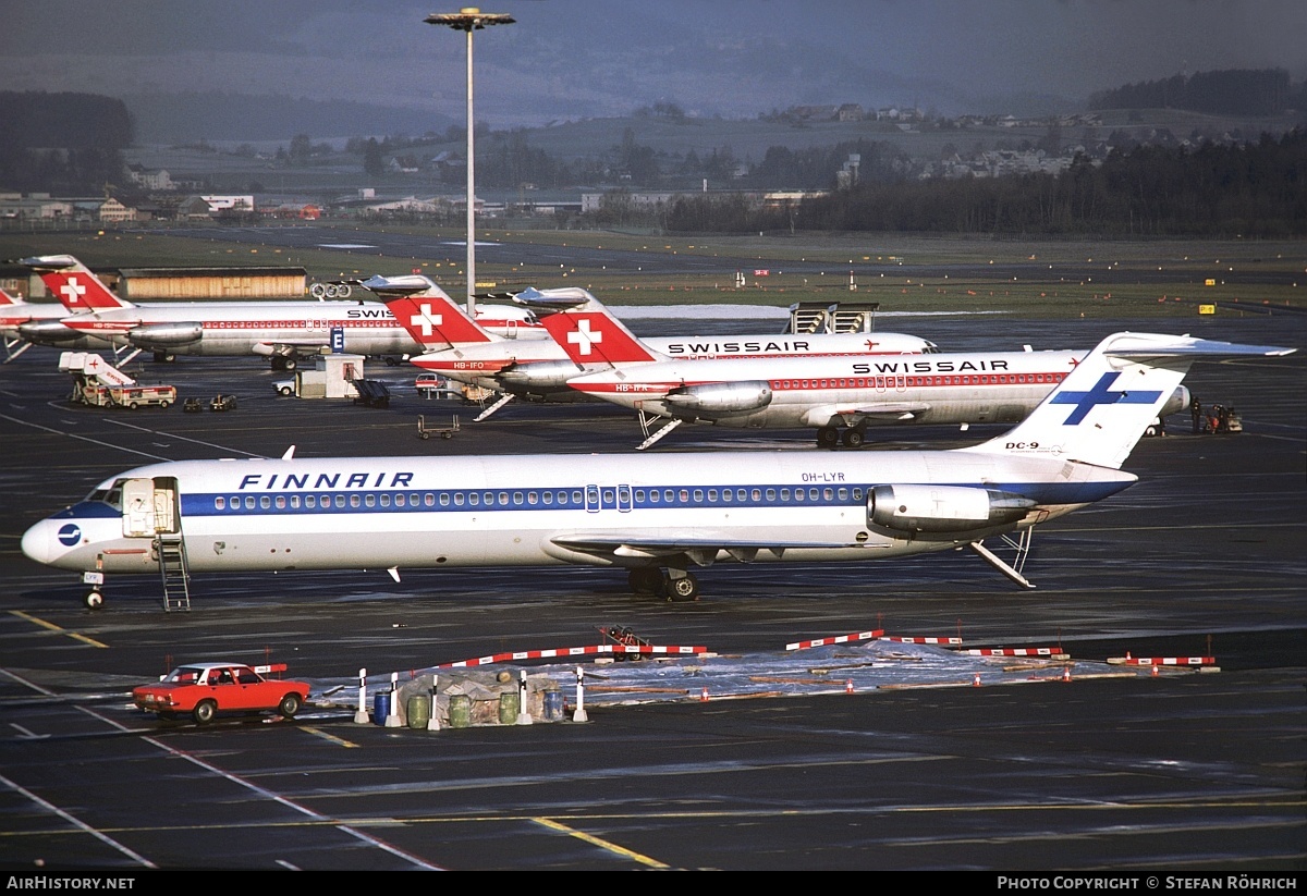 Aircraft Photo of OH-LYR | McDonnell Douglas DC-9-51 | Finnair | AirHistory.net #349724