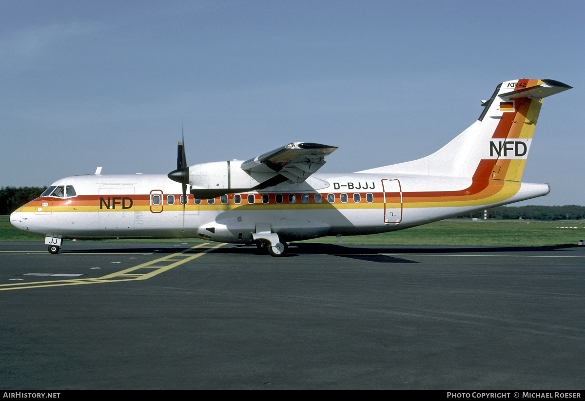 Aircraft Photo of D-BJJJ | ATR ATR-42-300 | NFD - Nürnberger Flugdienst | AirHistory.net #349736