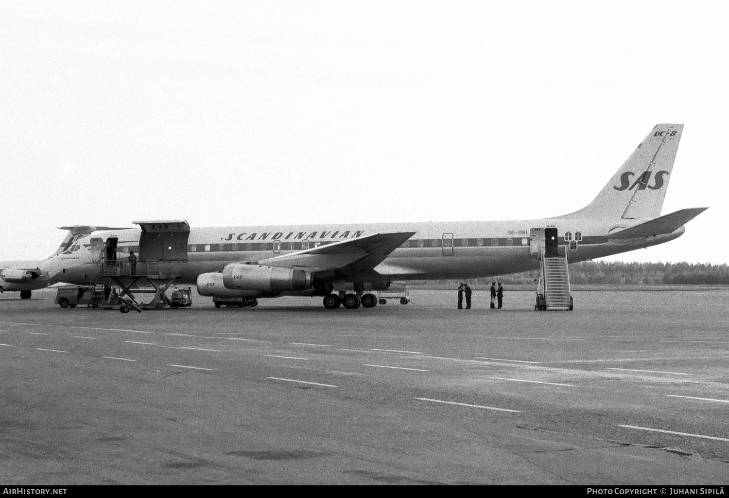 Aircraft Photo of SE-DBI | McDonnell Douglas DC-8-62CF | Scandinavian Airlines - SAS | AirHistory.net #349738