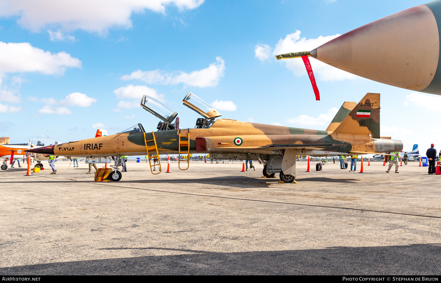 Aircraft Photo of 3-7182 / ۳-۷١۸۲ | Northrop F-5F Saeqeh-II | Iran - Air Force | AirHistory.net #349754