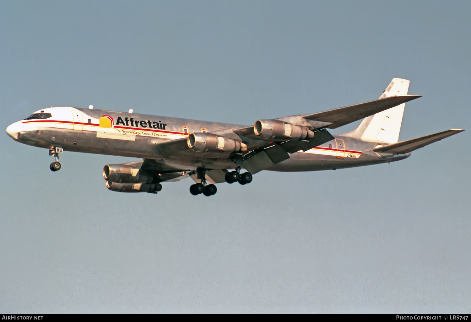 Aircraft Photo of Z-WMJ | Douglas DC-8-55F | Affretair | AirHistory.net #349759