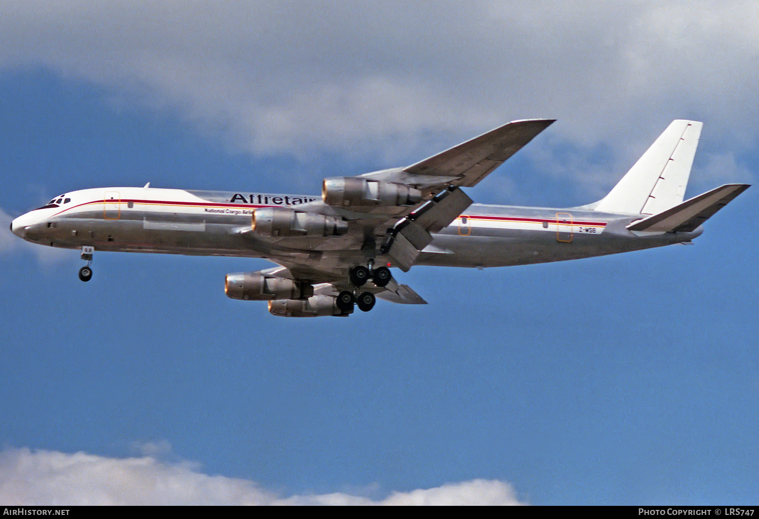 Aircraft Photo of Z-WSB | Douglas DC-8-55F | Affretair | AirHistory.net #349764