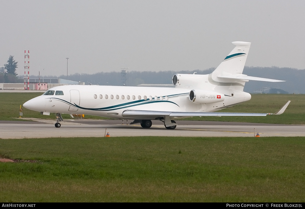 Aircraft Photo of HB-JSN | Dassault Falcon 7X | AirHistory.net #349765