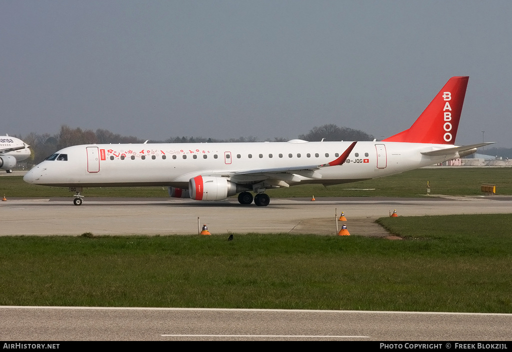 Aircraft Photo of HB-JQG | Embraer 190LR (ERJ-190-100LR) | Flybaboo | AirHistory.net #349768