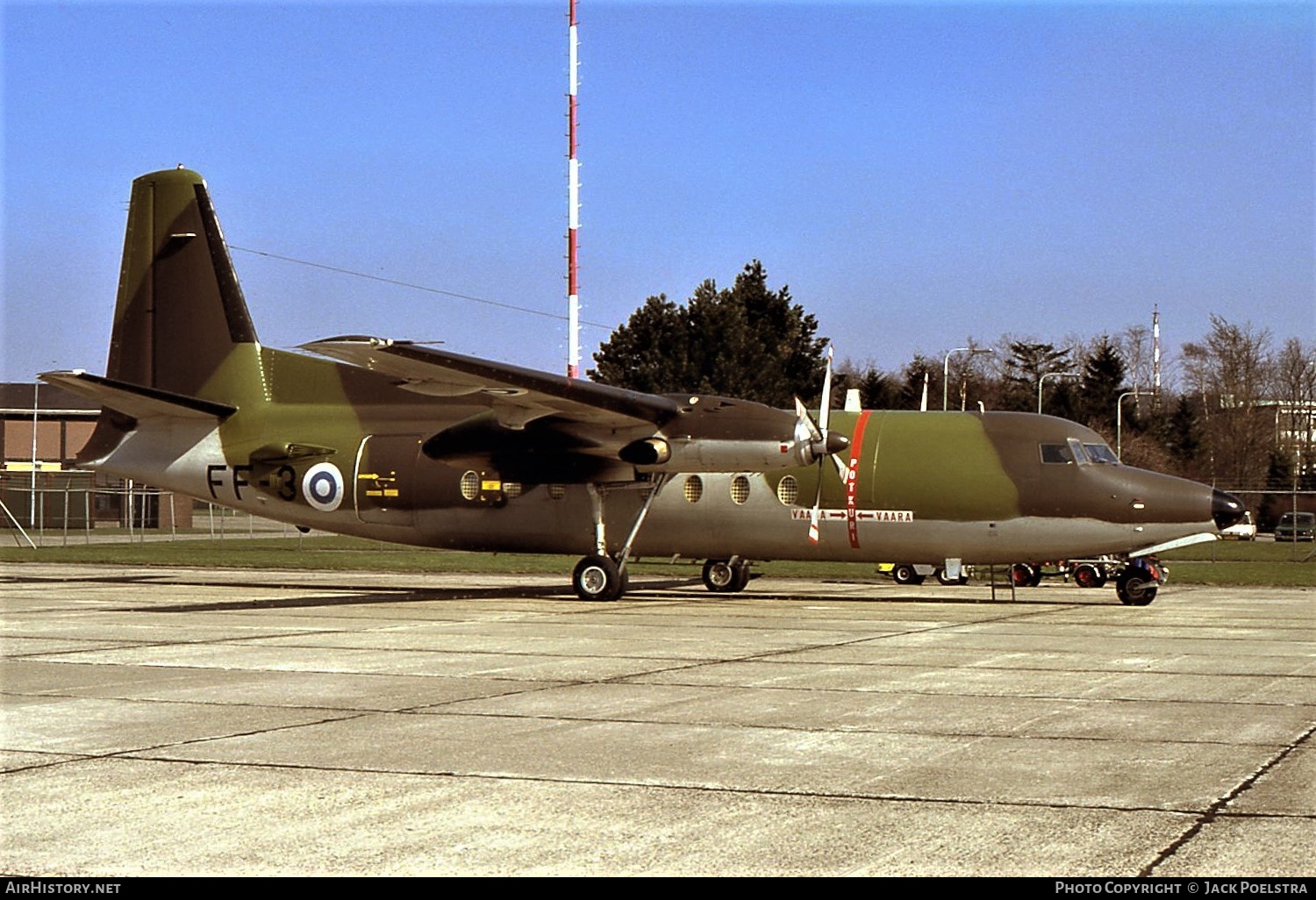 Aircraft Photo of FF-3 | Fokker F27-400M Troopship | Finland - Air Force | AirHistory.net #349784