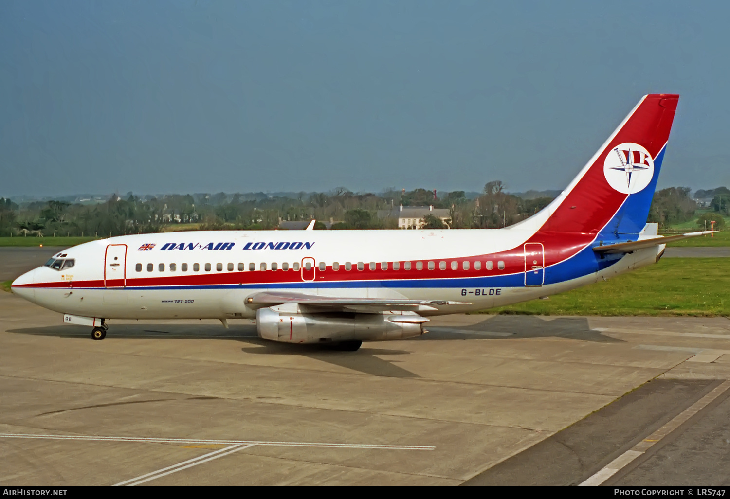 Aircraft Photo of G-BLDE | Boeing 737-2E7/Adv | Dan-Air London | AirHistory.net #349796