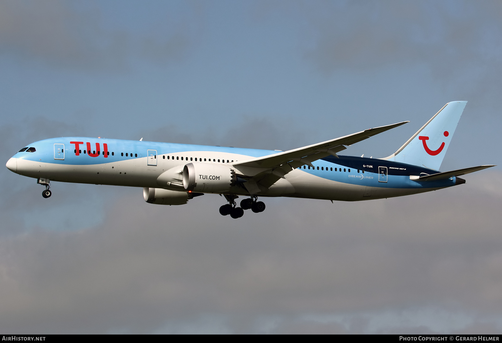 Aircraft Photo of G-TUIK | Boeing 787-9 Dreamliner | TUI | AirHistory.net #349803