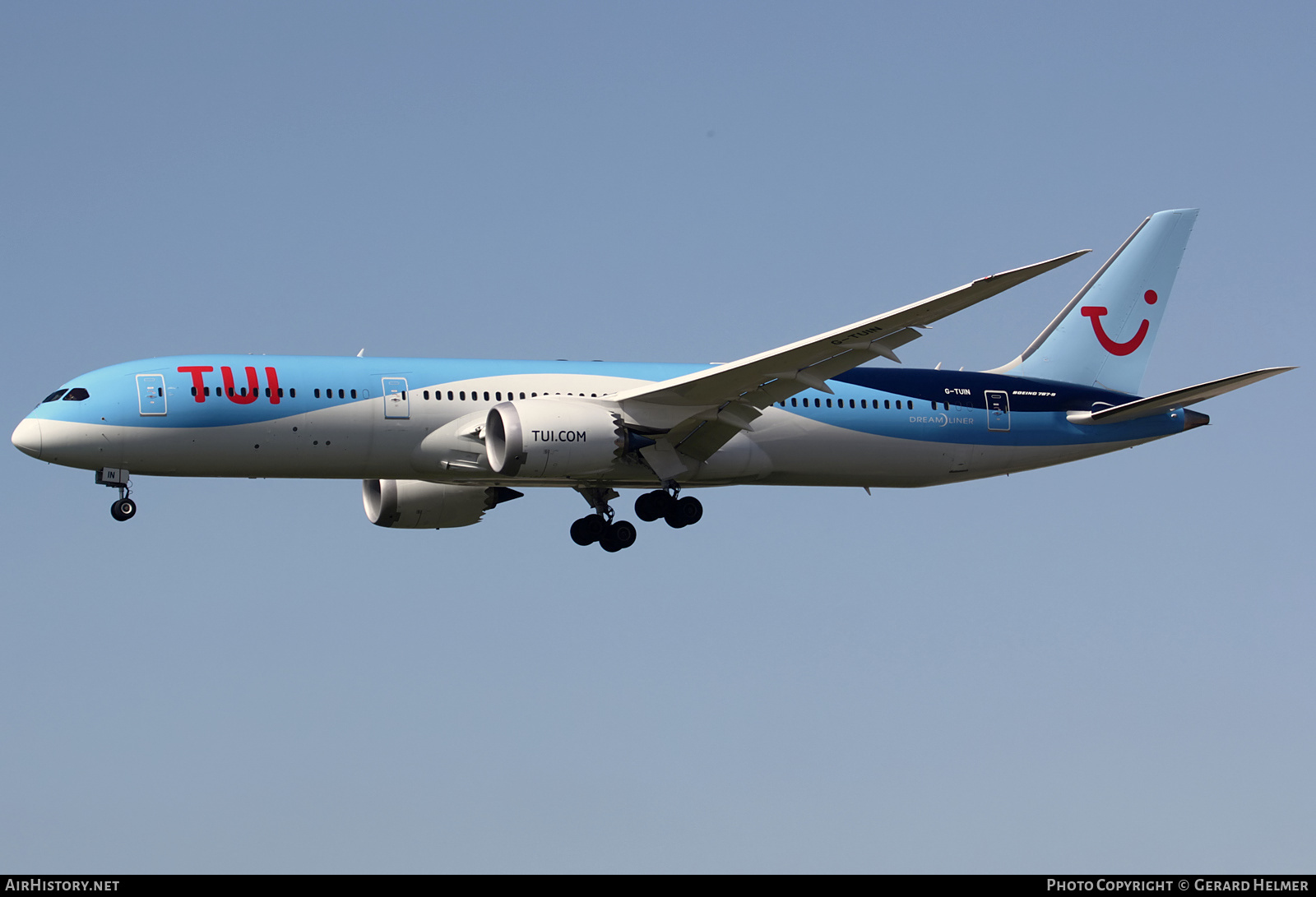 Aircraft Photo of G-TUIN | Boeing 787-9 Dreamliner | TUI | AirHistory.net #349805