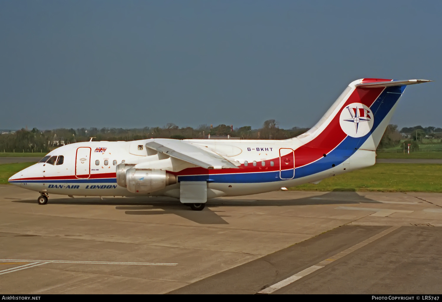 Aircraft Photo of G-BKHT | British Aerospace BAe-146-100 | Dan-Air London | AirHistory.net #349807