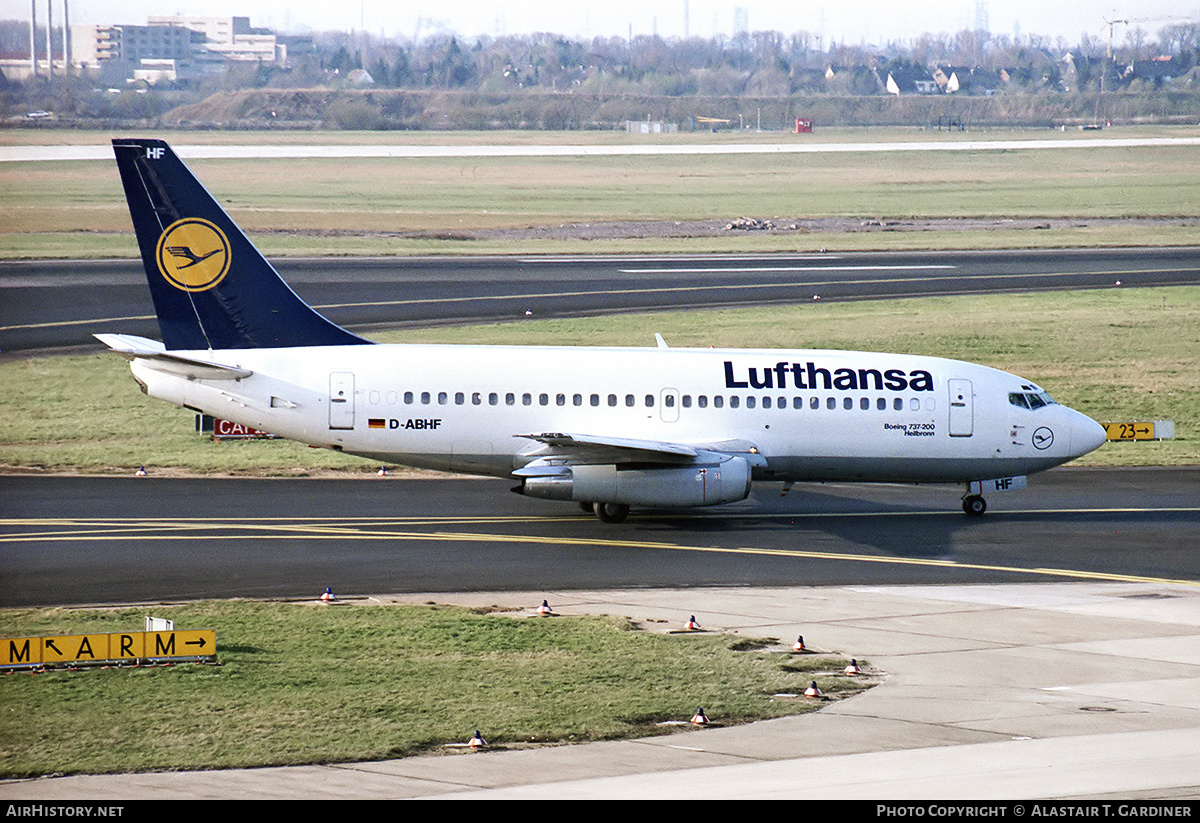 Aircraft Photo of D-ABHF | Boeing 737-230/Adv | Lufthansa | AirHistory.net #349809