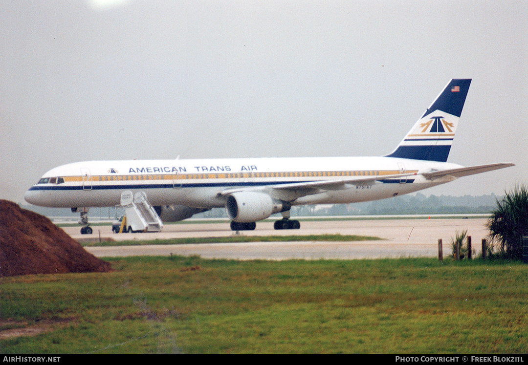 Aircraft Photo of N751AT | Boeing 757-212 | American Trans Air - ATA | AirHistory.net #349812