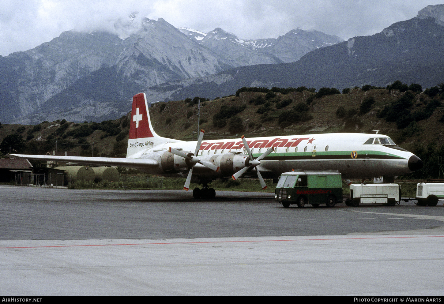 Aircraft Photo of HB-IEN | Canadair CL-44D4-2 | Transvalair | AirHistory.net #349816