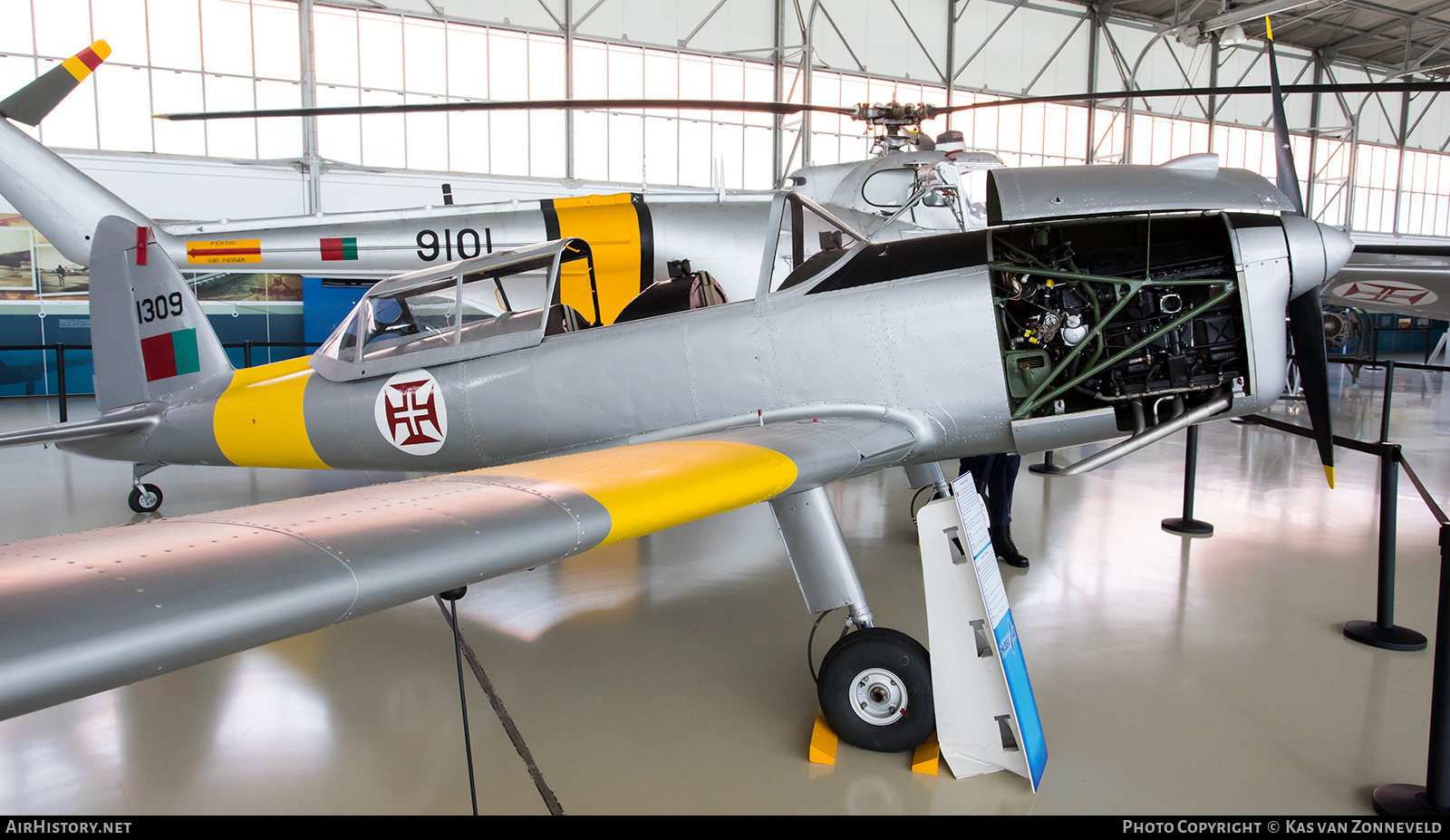 Aircraft Photo of 1309 | De Havilland Canada DHC-1 Chipmunk T20 | Portugal - Air Force | AirHistory.net #349848