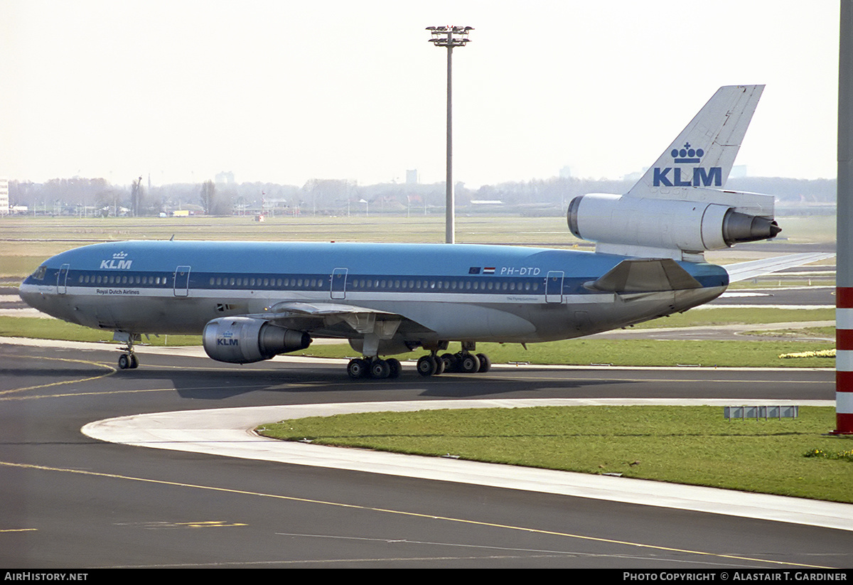 Aircraft Photo of PH-DTD | McDonnell Douglas DC-10-30 | KLM - Royal Dutch Airlines | AirHistory.net #349861