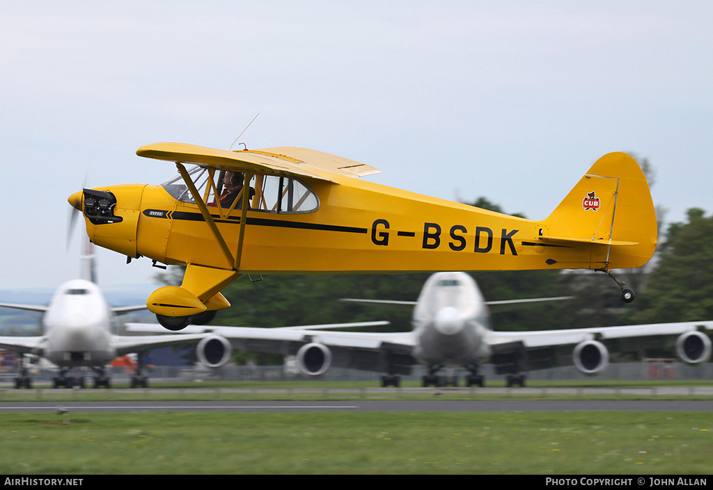 Aircraft Photo of G-BSDK | Piper J-5A Cub Cruiser | AirHistory.net #349888