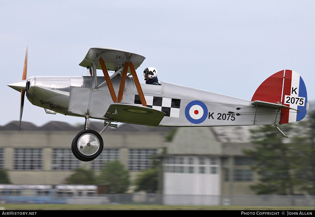 Aircraft Photo of G-BEER / K2075 | Isaacs Fury II | UK - Air Force | AirHistory.net #349906