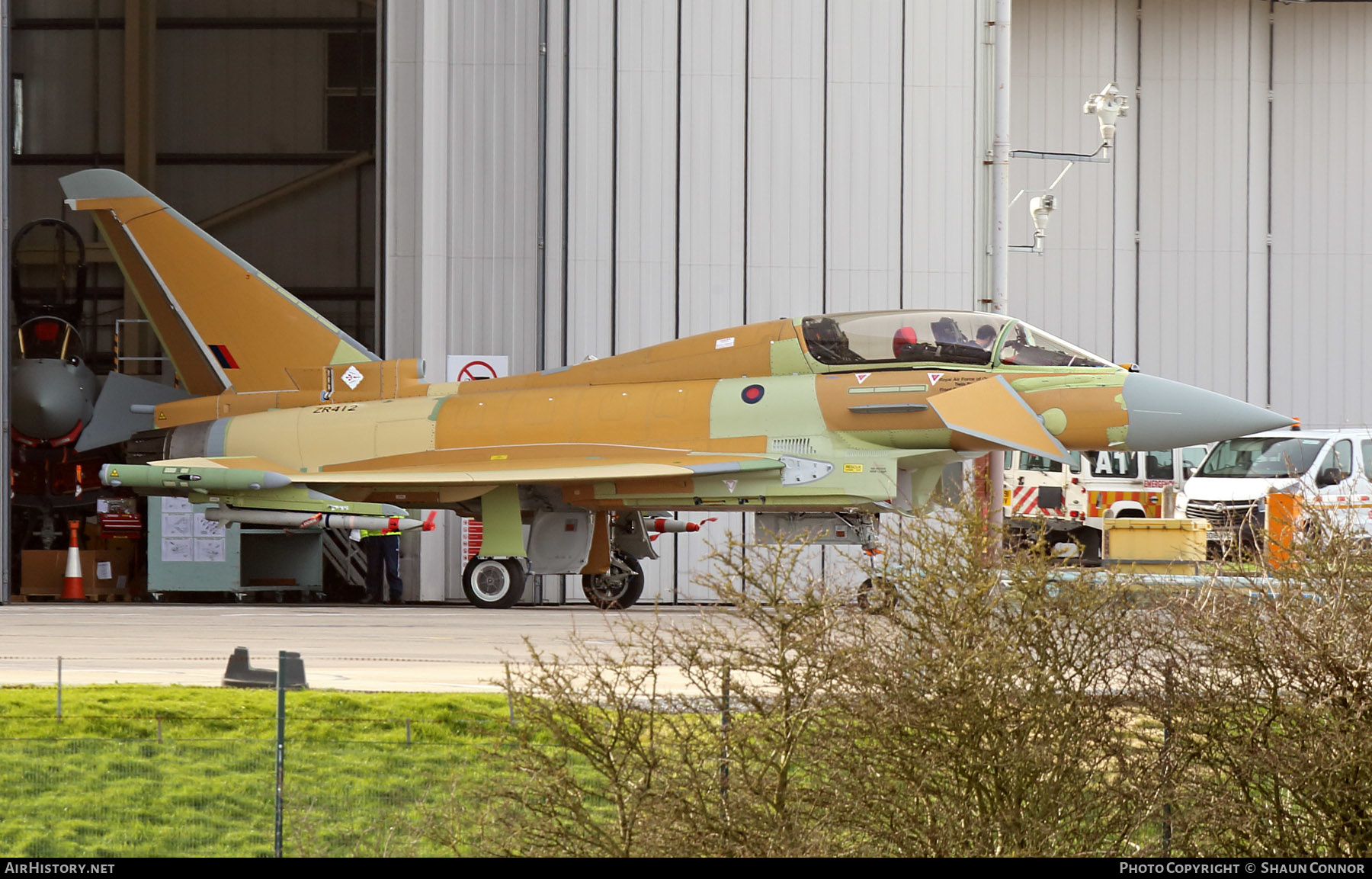 Aircraft Photo of ZR412 | Eurofighter EF-2000 Typhoon T | UK - Air Force | AirHistory.net #349912