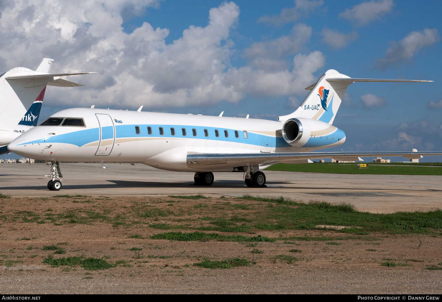 Aircraft Photo of 5A-UAC | Bombardier Global 5000 (BD-700-1A11) | EACS - Executive Authority for Air Cargo and Special Flights | AirHistory.net #349919