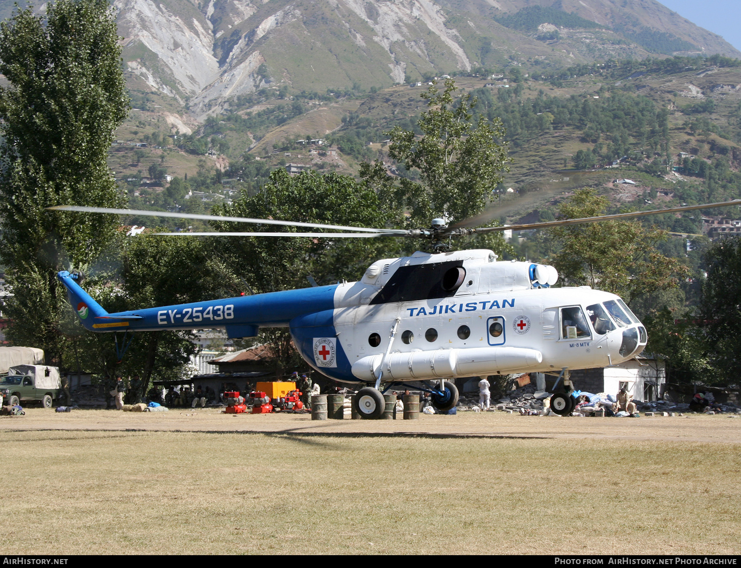 Aircraft Photo of EY-25438 | Mil Mi-8MTV-1 | Tajikistan Airlines | AirHistory.net #349945