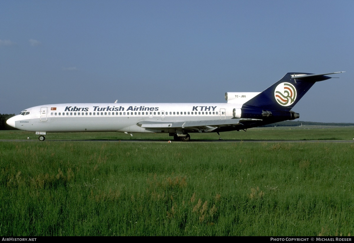 Aircraft Photo of TC-JBG | Boeing 727-2F2/Adv | KTHY Kibris Turkish Airlines | AirHistory.net #349971