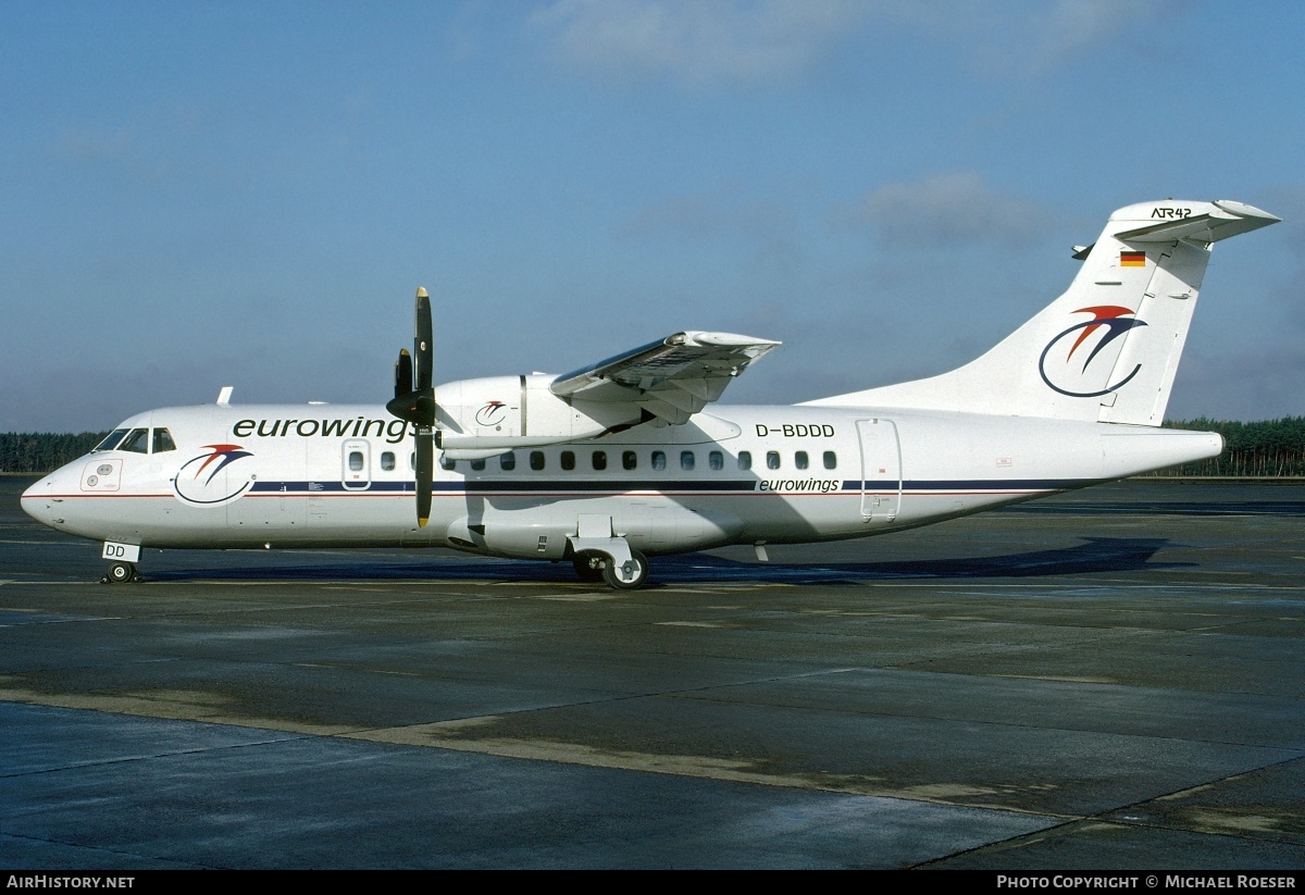 Aircraft Photo of D-BDDD | ATR ATR-42-300 | Eurowings | AirHistory.net #349983