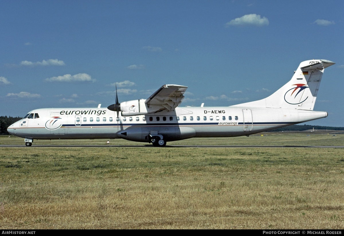 Aircraft Photo of D-AEWG | ATR ATR-72-212 | Eurowings | AirHistory.net #349987