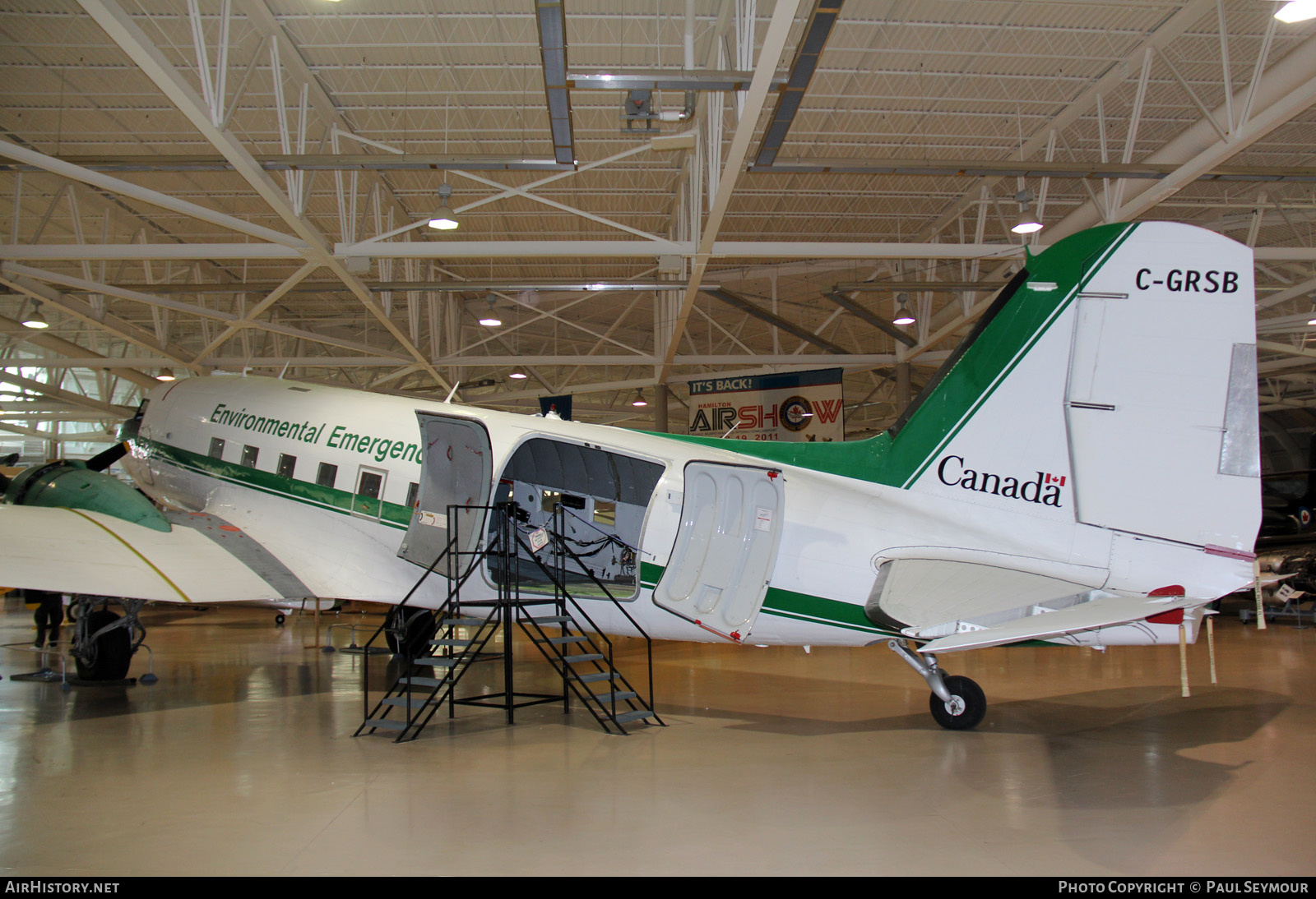 Aircraft Photo of C-GRSB | Douglas C-47A Skytrain | Environment Canada - Environmental Emergencies | AirHistory.net #349988