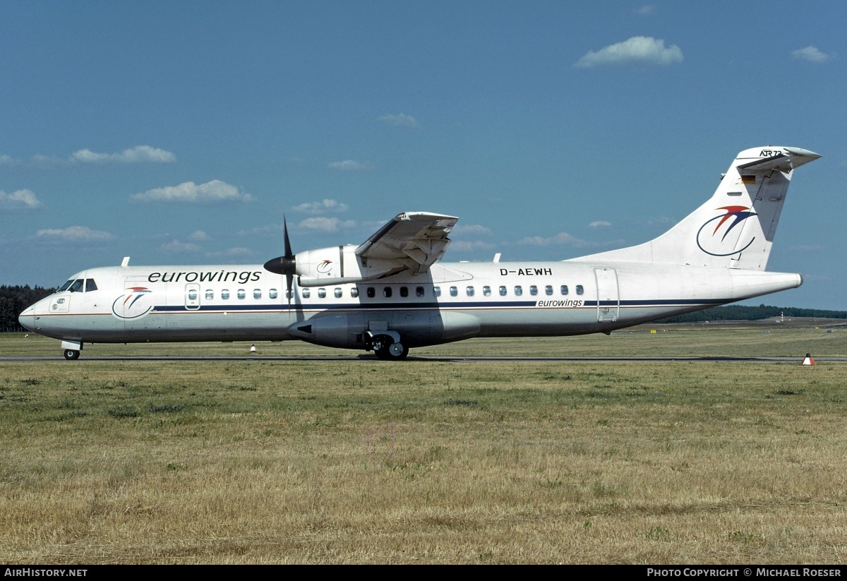 Aircraft Photo of D-AEWH | ATR ATR-72-212 | Eurowings | AirHistory.net #349989