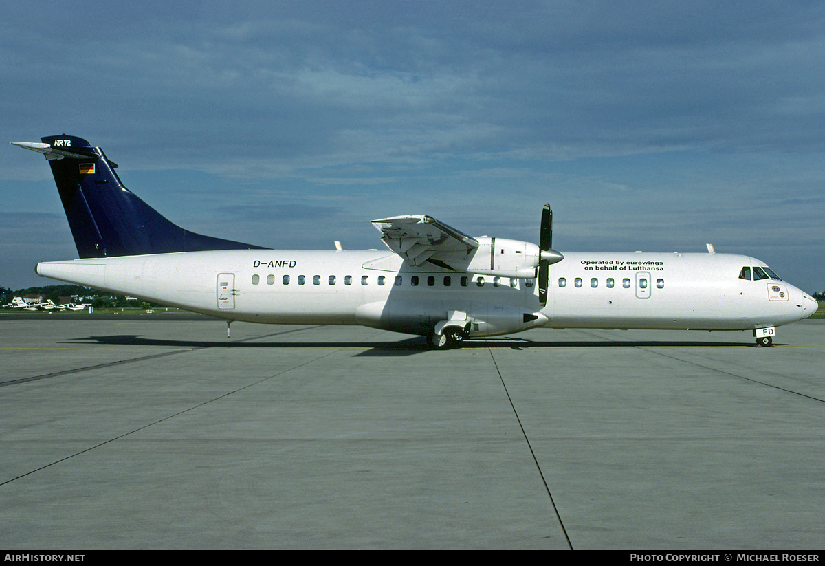 Aircraft Photo of D-ANFD | ATR ATR-72-202 | Eurowings | AirHistory.net #349990