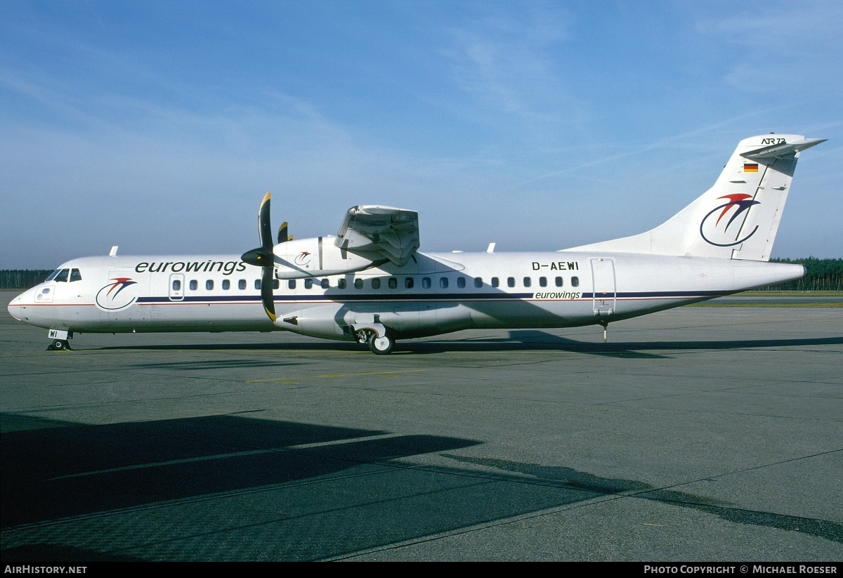 Aircraft Photo of D-AEWI | ATR ATR-72-212 | Eurowings | AirHistory.net #349992