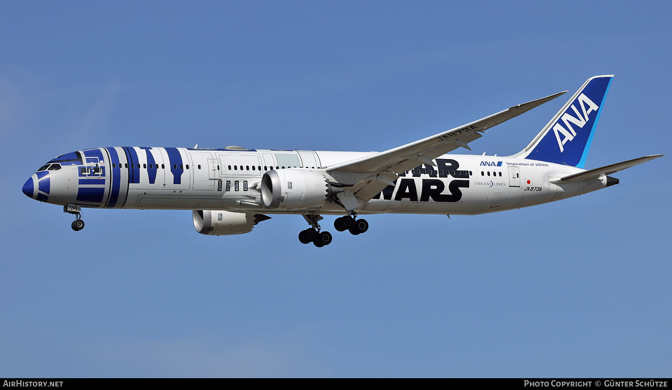 Aircraft Photo of JA873A | Boeing 787-9 Dreamliner | All Nippon Airways - ANA | AirHistory.net #349999